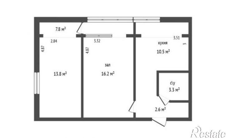 2-комн квартира улица Гейдара Алиева, 2,  д. 2