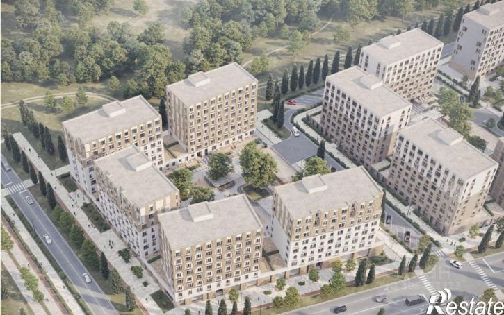 1-комн квартира в новом доме улица Сальмана