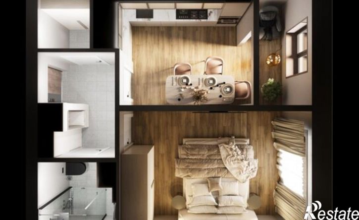 1-комн квартира в новом доме переулок Карла Маркса, 98 к1,  д. 98 к1