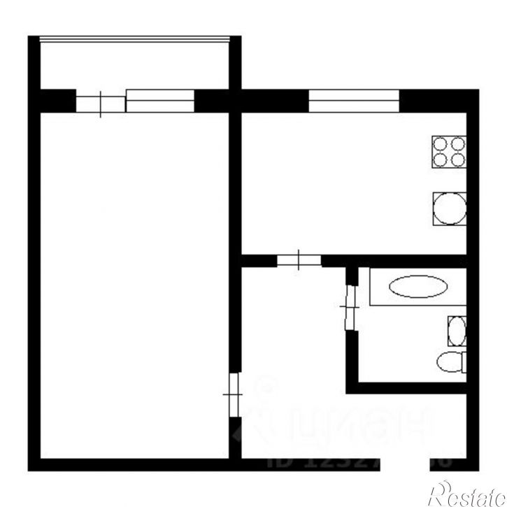 1-комн квартира ул Сальмана, 89в,  д. 89в