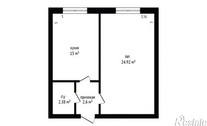1-комн квартира пр-д 3-ий Сальмана, 89ж,  д. 89ж