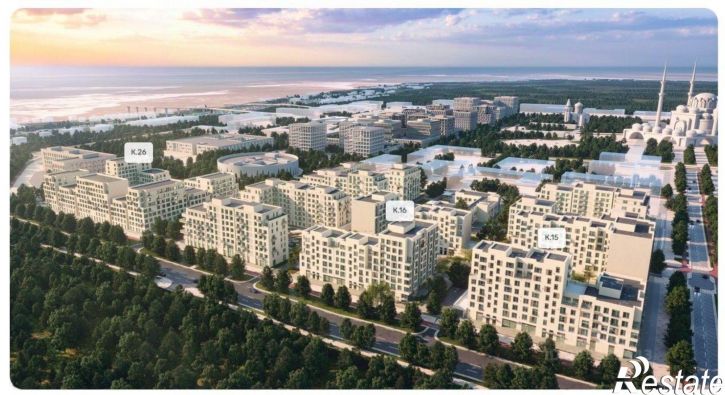 2-комн квартира в новом доме улица Сальмана