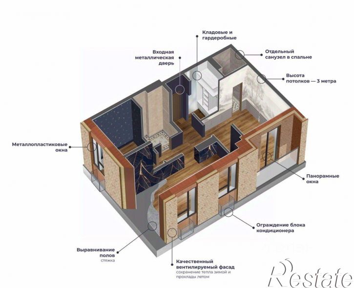2-комн квартира в новом доме Фабричная улица, 26,  д. 26
